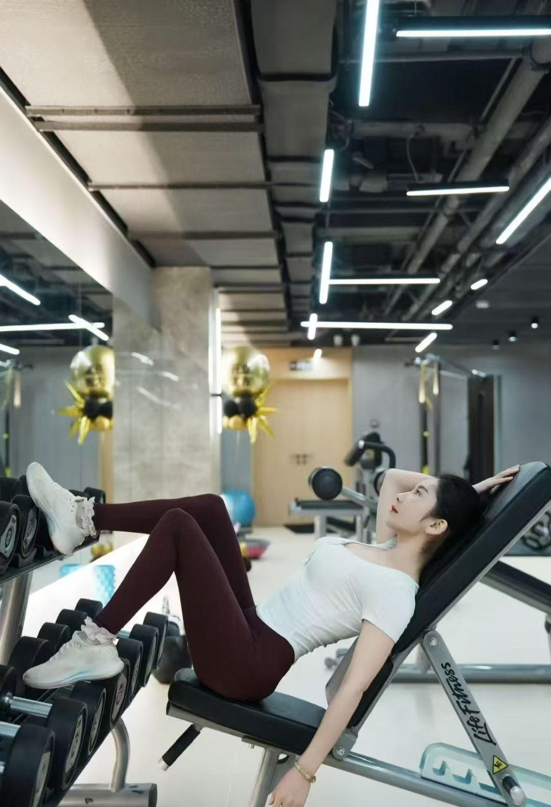 北京爱健身的美女 1