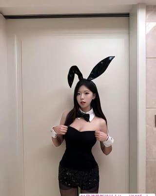 福田黑丝长腿兔女郎